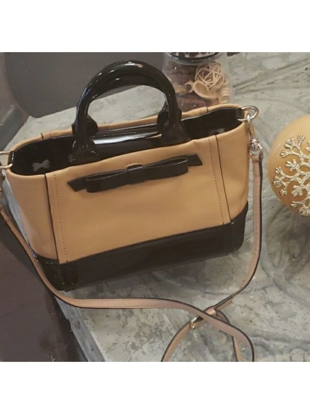 𝅺❤ Kate Spade Patent Leather Crossbody Shoulder Bag Satchel